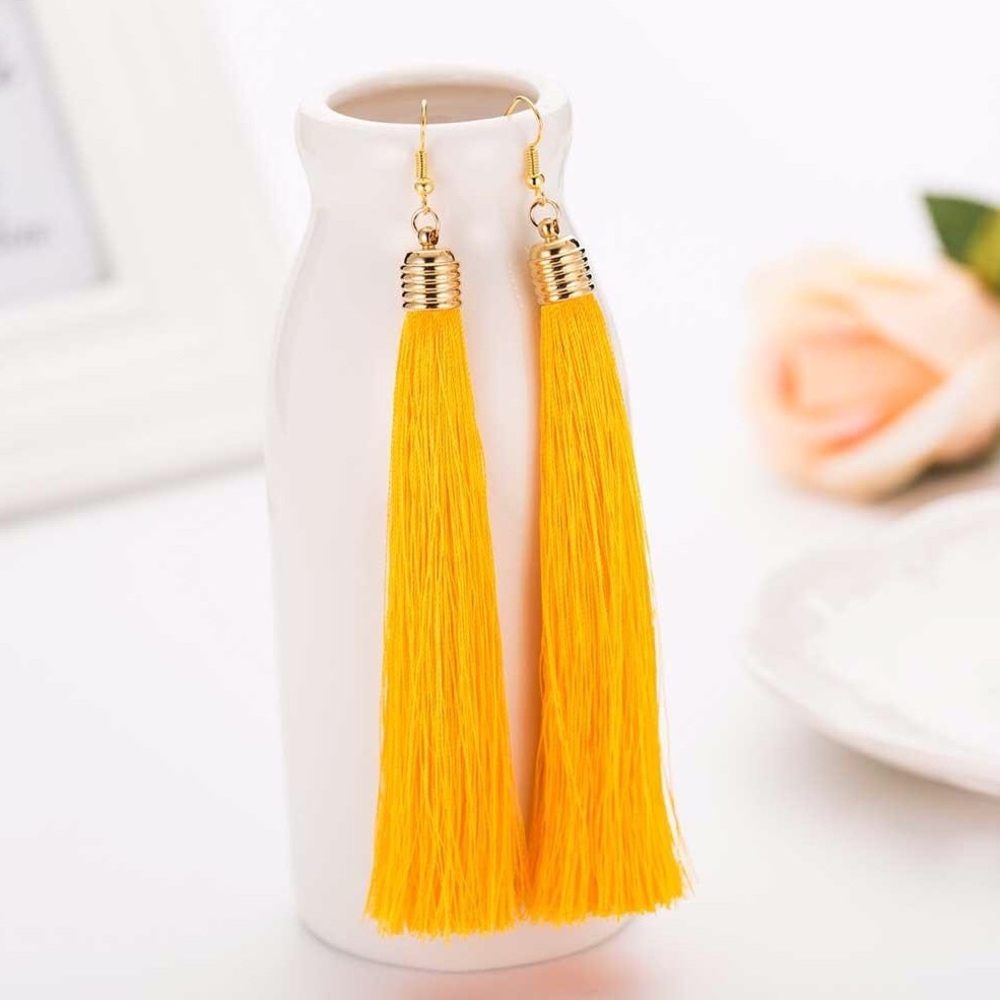 Marigold Tassel Earrings